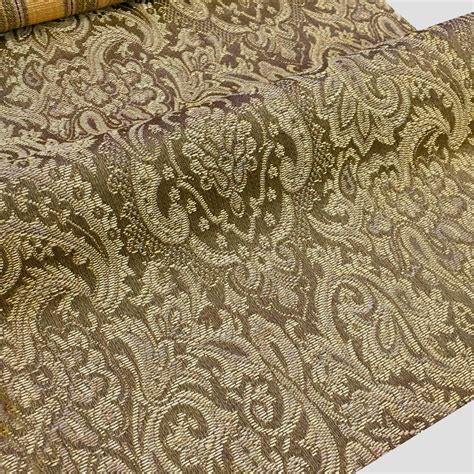 brocade fabric real metal green gold regal|VERDI Olive Gold Regal Damask Jacquard Brocade .